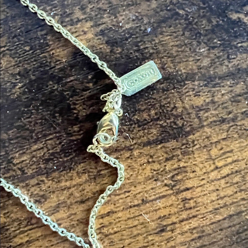 Coach Gold Chain Necklace with Pendant - Picture 3 of 3